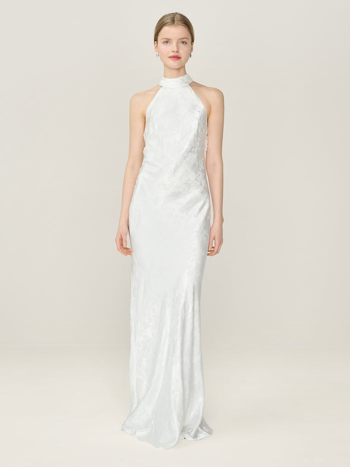 Milos Dress in Ivory