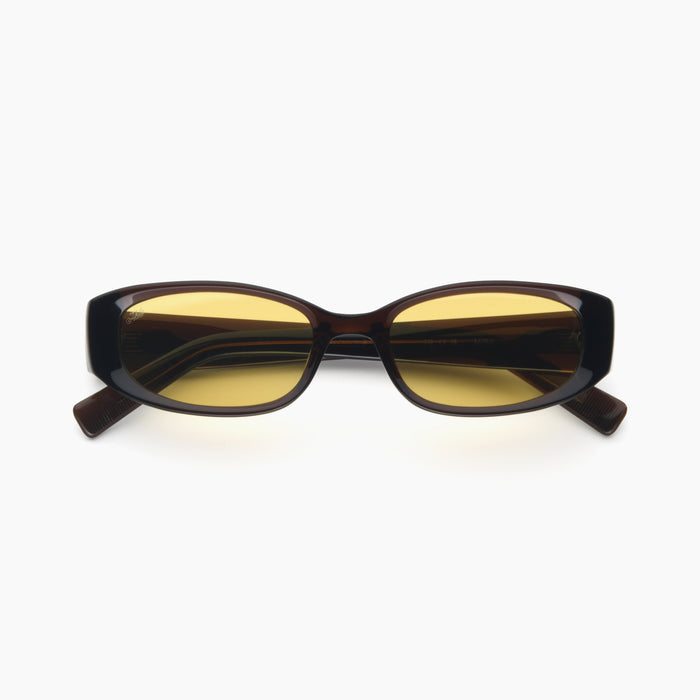 Espresso / Yellow
