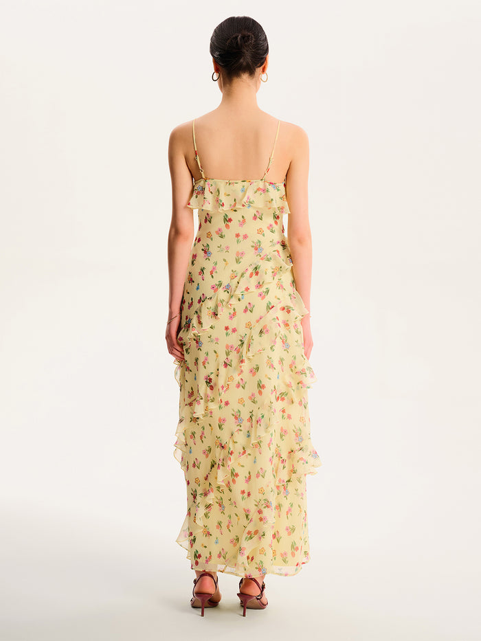 Missy Dress in Floral Yellow
