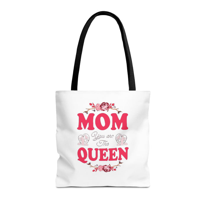 "Mom You're the Queen" Floral Mother's Day Tote Bag - 314 Originals