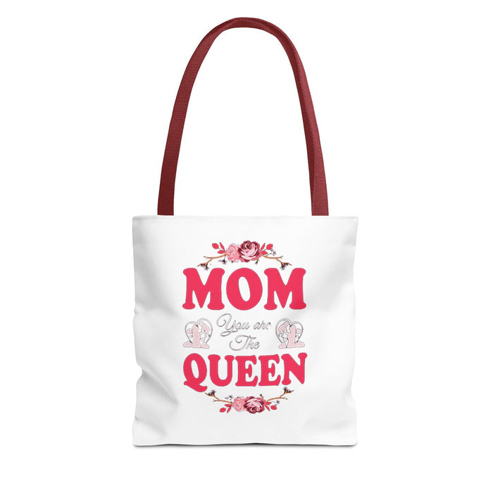 "Mom You're the Queen" Floral Mother's Day Tote Bag - 314 Originals