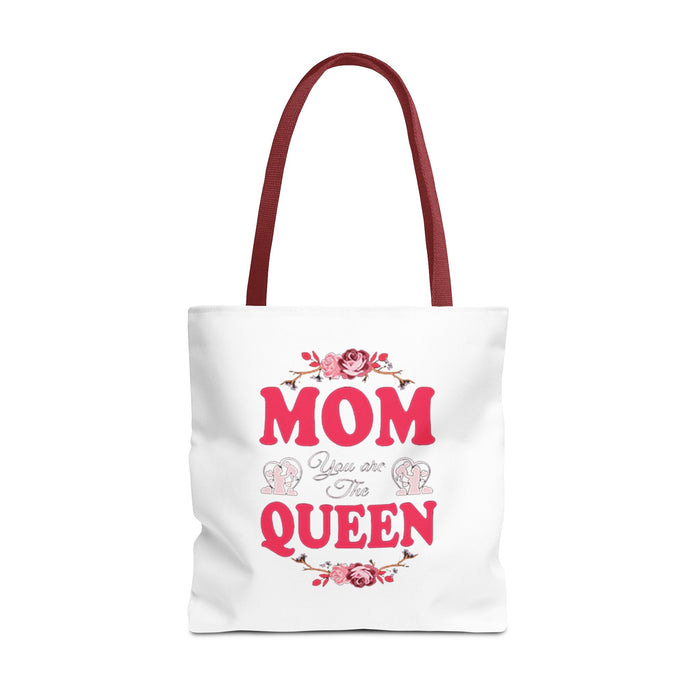 "Mom You're the Queen" Floral Mother's Day Tote Bag - 314 Originals