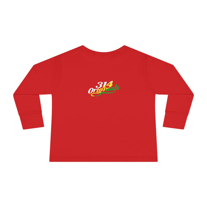 "Mom's Favorite Kid" Toddler Long Sleeve Tee — Graphic Shirt - 314 Originals