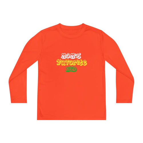 "Mom's Favorite Kid" Youth Long Sleeve Tee — Retro Graphic - 314 Originals