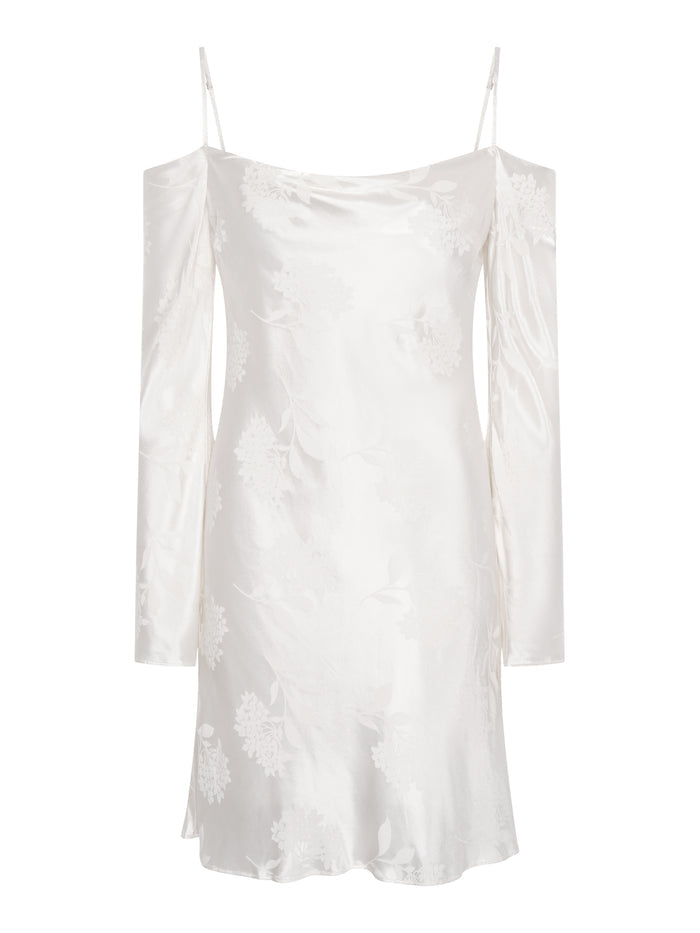 Monique Mini Dress in Ivory