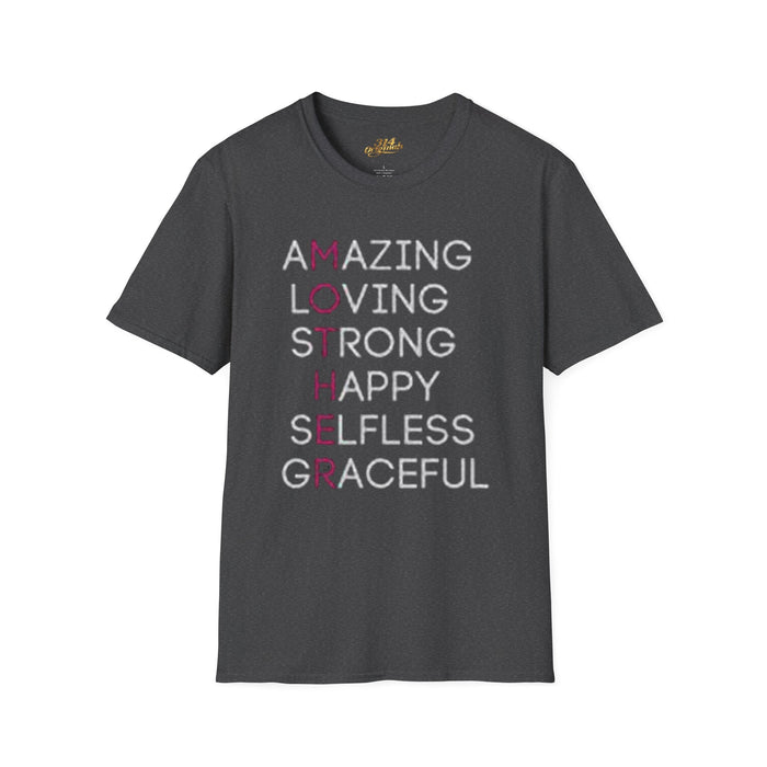 Mother Acrostic T-Shirt – Amazing Loving Strong Happy Selfless Graceful (Mother) - 314 Originals