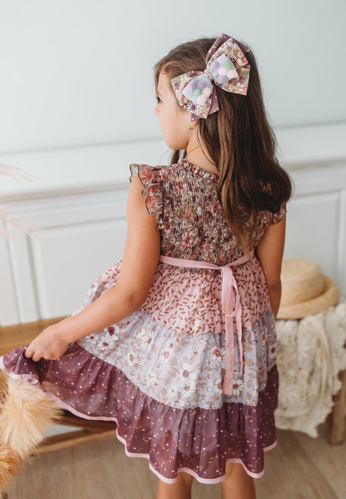 Mulberry Mischief Shimmer Dress