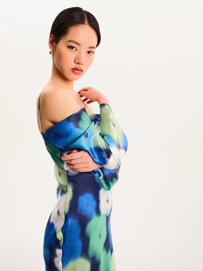 Munique Dress in Spray Floral