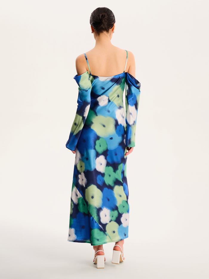 Munique Dress in Spray Floral
