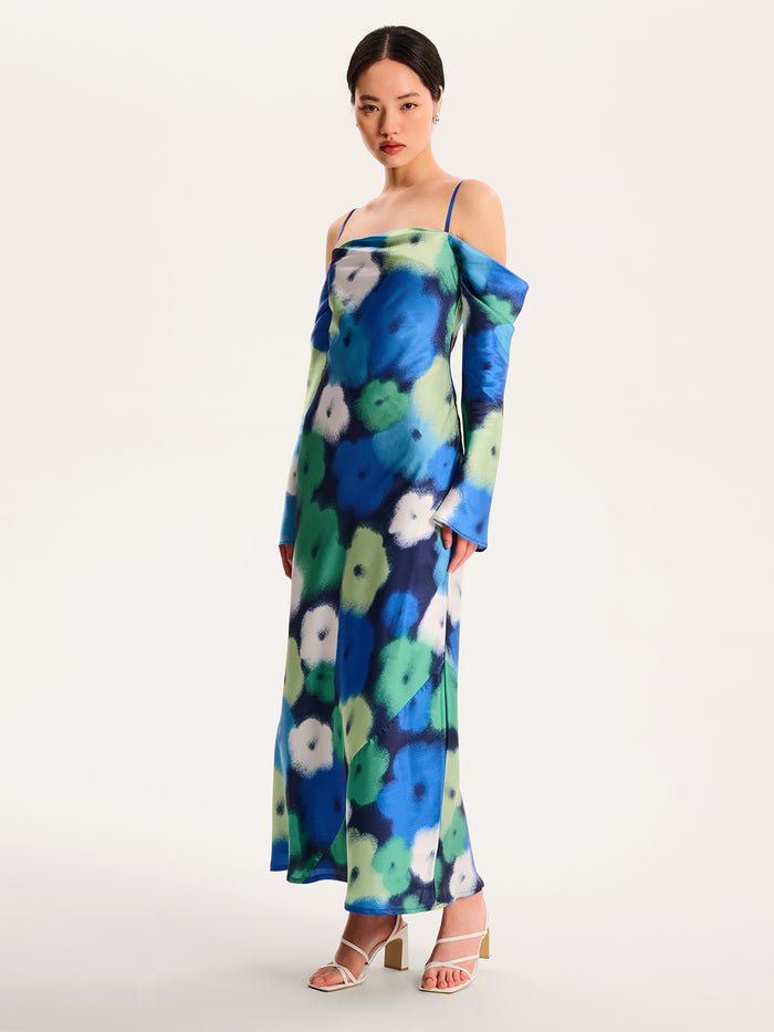 Munique Dress in Spray Floral