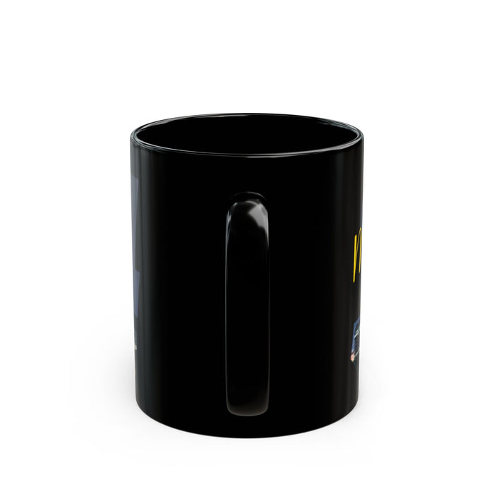 My City Skyline Black Mug – Nighttime Gateway Arch Coffee Cup (11oz & 15oz) - 314 Originals