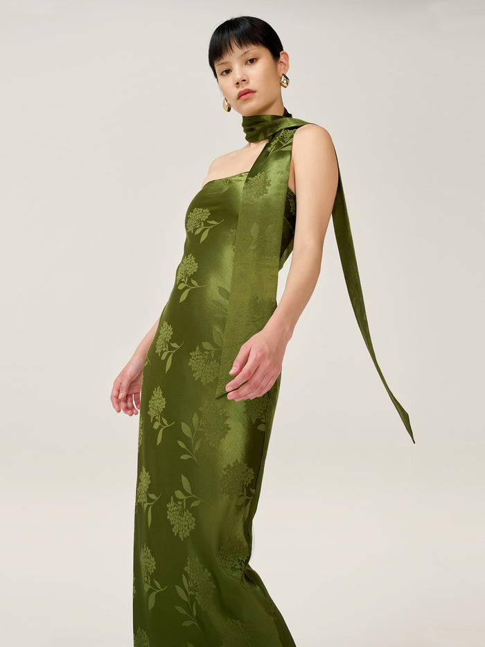 Myla Dress in Pear Green