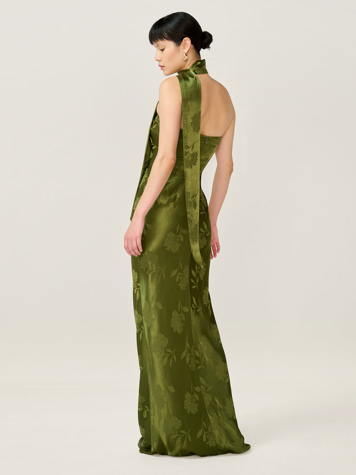 Myla Dress in Pear Green