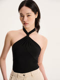 Nelson Halter Top in Black
