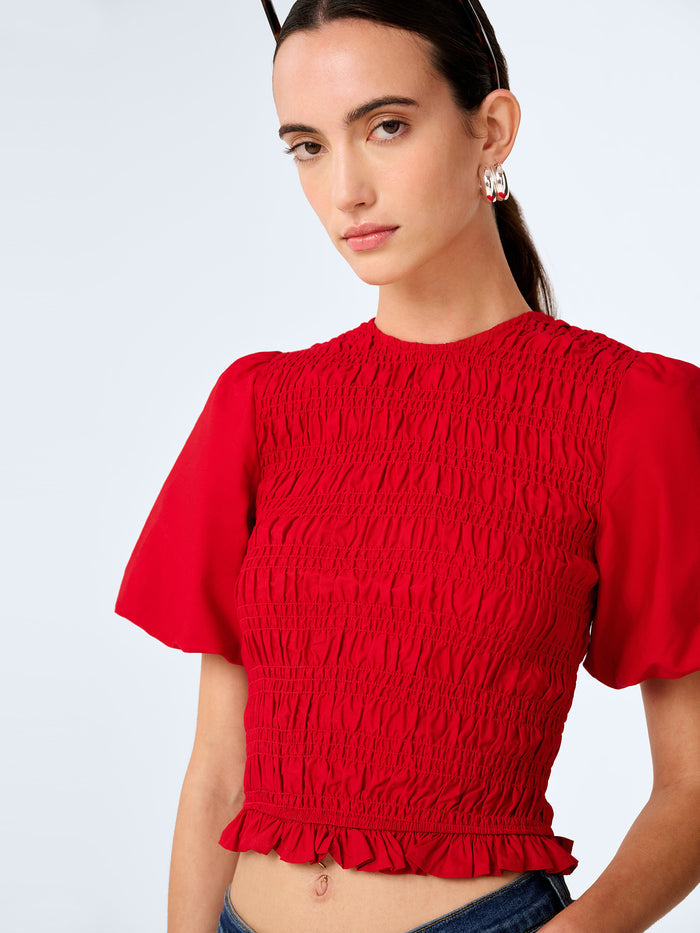 Nicolla Top in Barbados Cherry