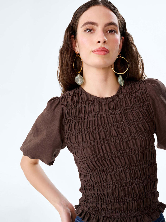 Nicolla Top in Chocolate