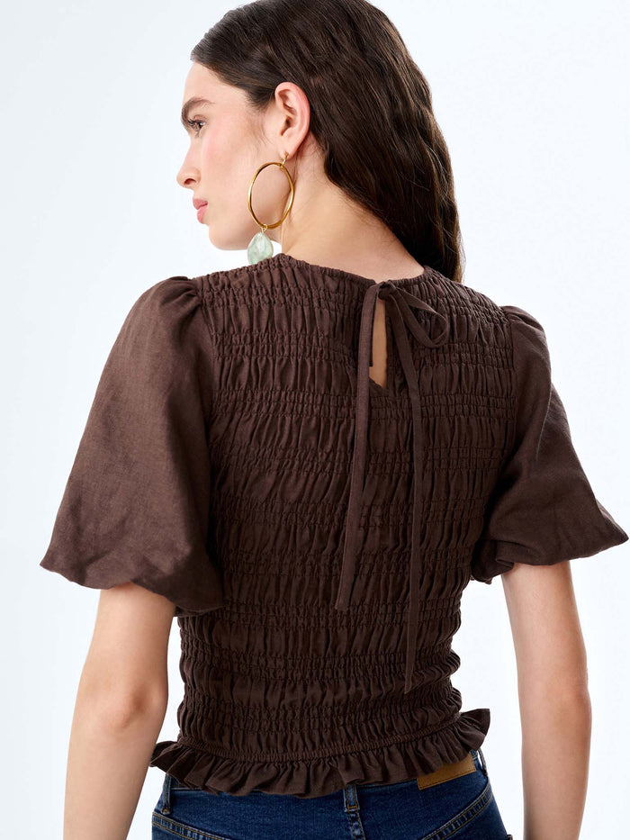 Nicolla Top in Chocolate