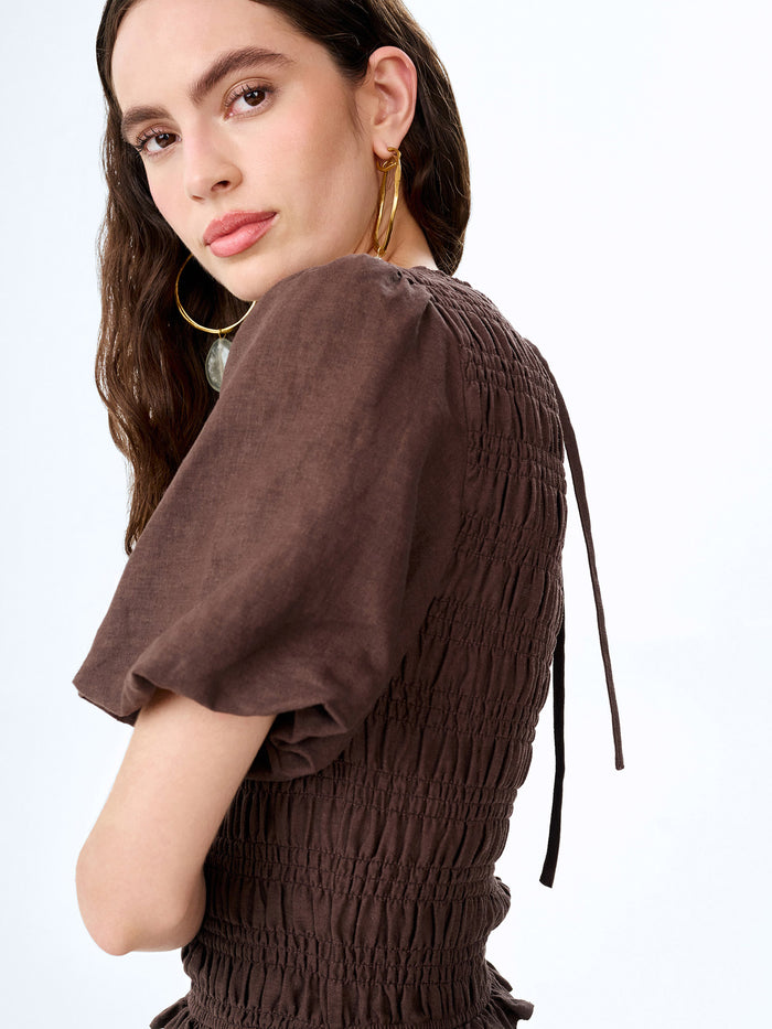 Nicolla Top in Chocolate