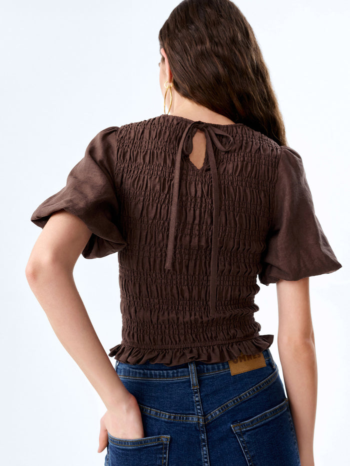 Nicolla Top in Chocolate