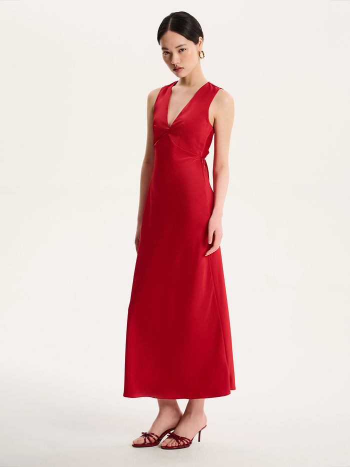 Nova Dress in Barbados Cherry