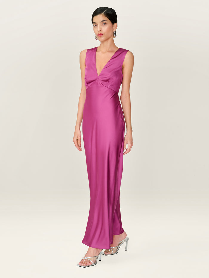 Nova Dress in Magenta