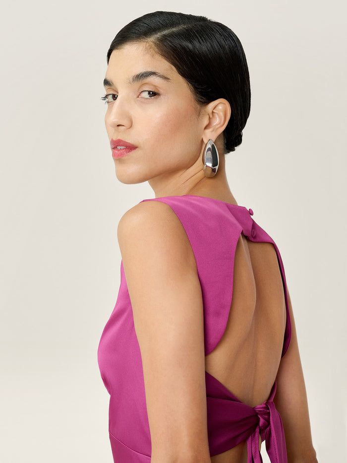 Nova Dress in Magenta