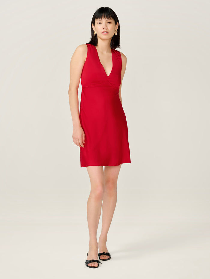 Nova Mini Dress in Barbados Cherry