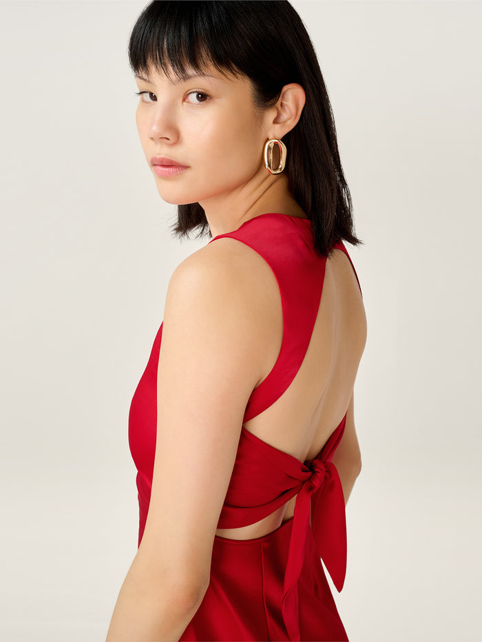 Nova Mini Dress in Barbados Cherry