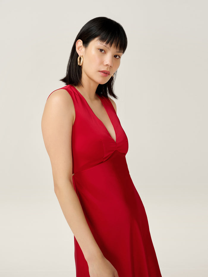 Nova Mini Dress in Barbados Cherry