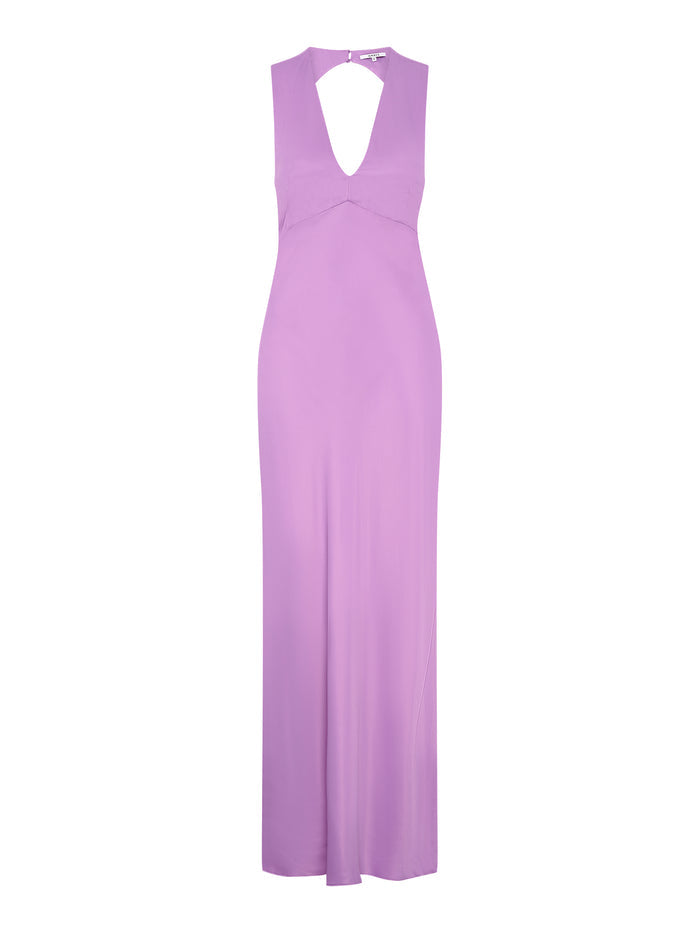Nova Tie Back Dress in Lilac