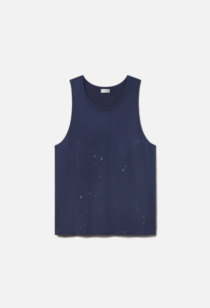 Odeon Mesh Tank / Vintage Navy