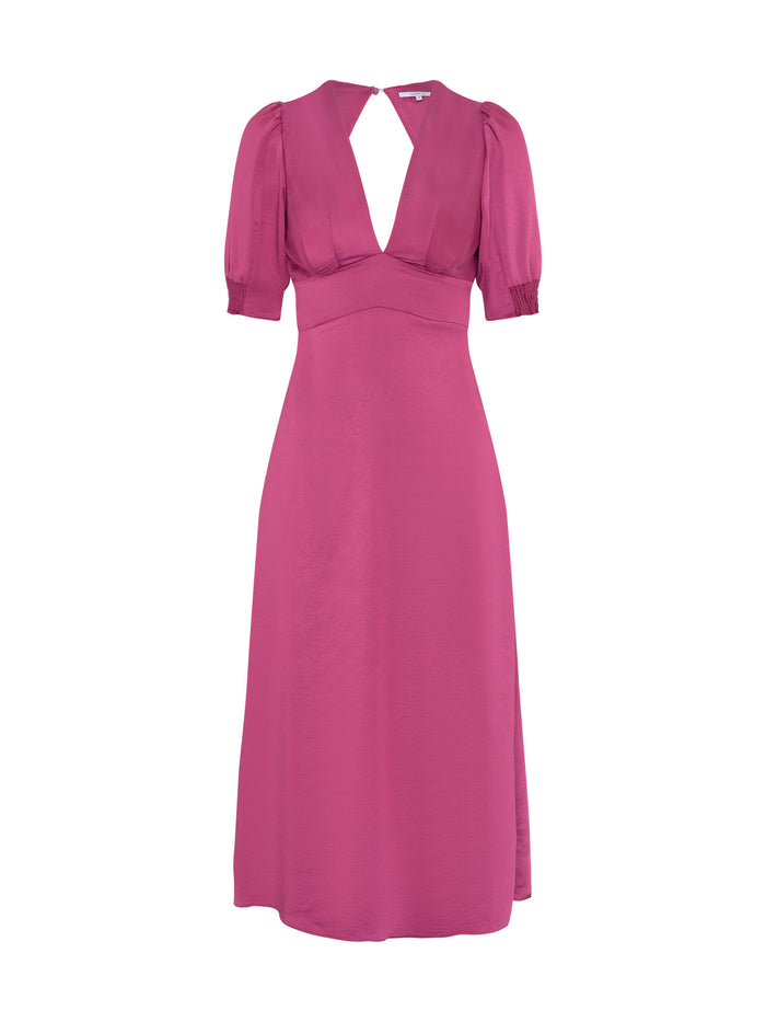 Odette Dress in Magenta