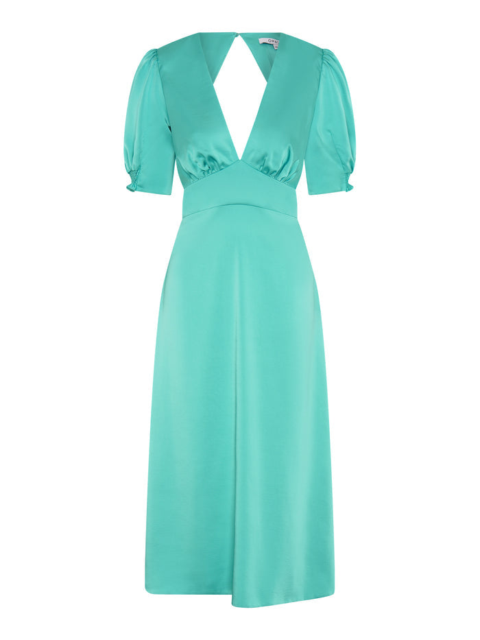 Odette Dress in Turquoise