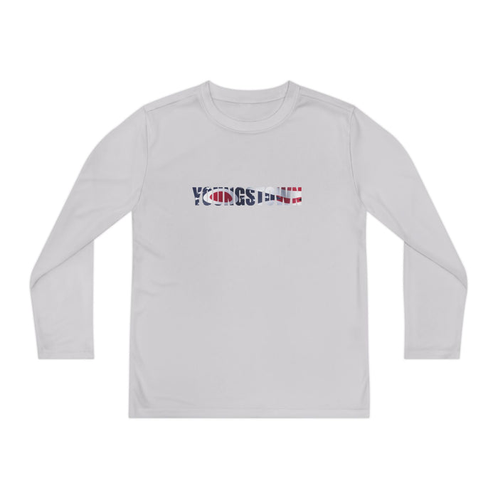 Ohio Flag Youth Long Sleeve Tee — Youngstown Text Graphic - 314 Originals