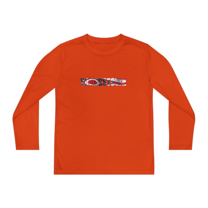 Ohio Flag Youth Long Sleeve Tee — Youngstown Text Graphic - 314 Originals