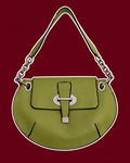 Olive Green Chain Shoulder Bag