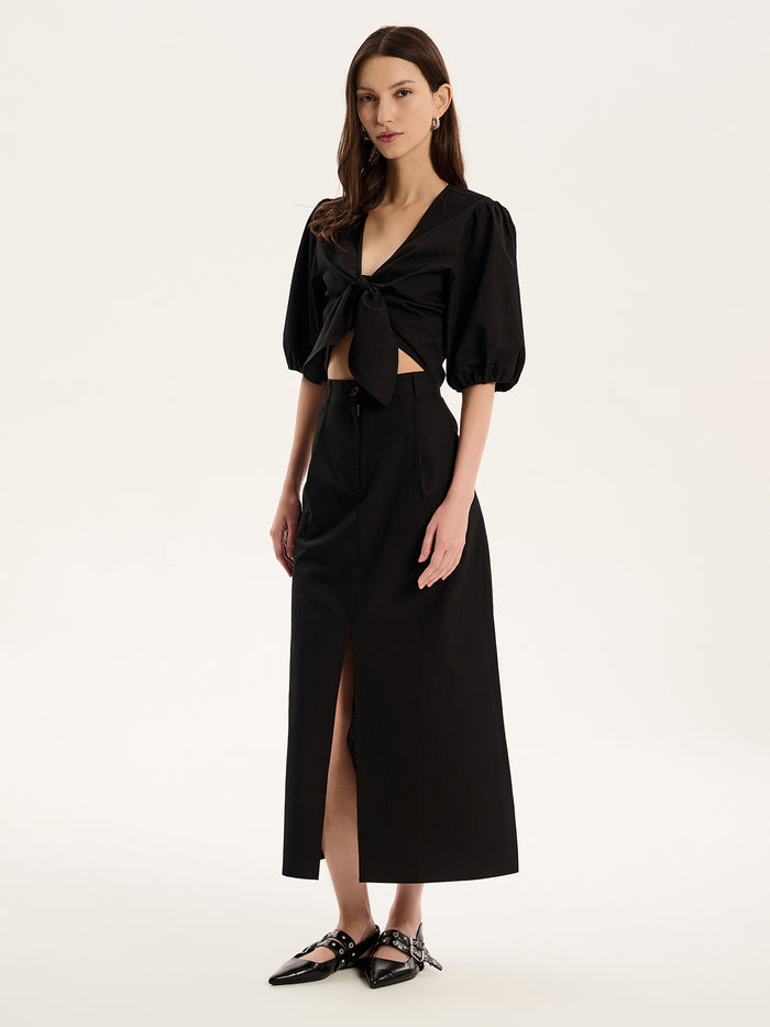 Olive Skirt in Black