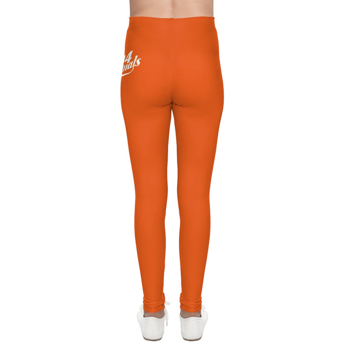Orange 314 Script Kids' Printed Leggings - 314 Originals