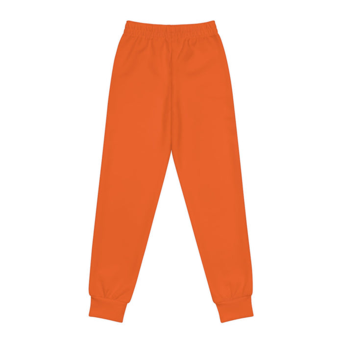 Orange Youth Joggers with 314 Originals Side Graphic — Kids Athletic Sweatpants - 314 Originals