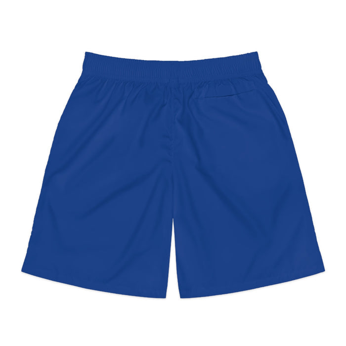 Originals Vertical Script Men's Jogger Shorts — Blue Athletic Casual Summer Shorts - 314 Originals