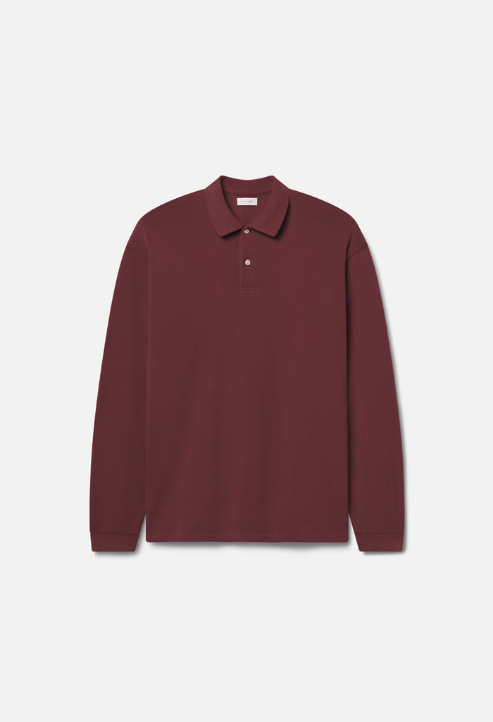 OS Rugby Polo / Washed Oxblood
