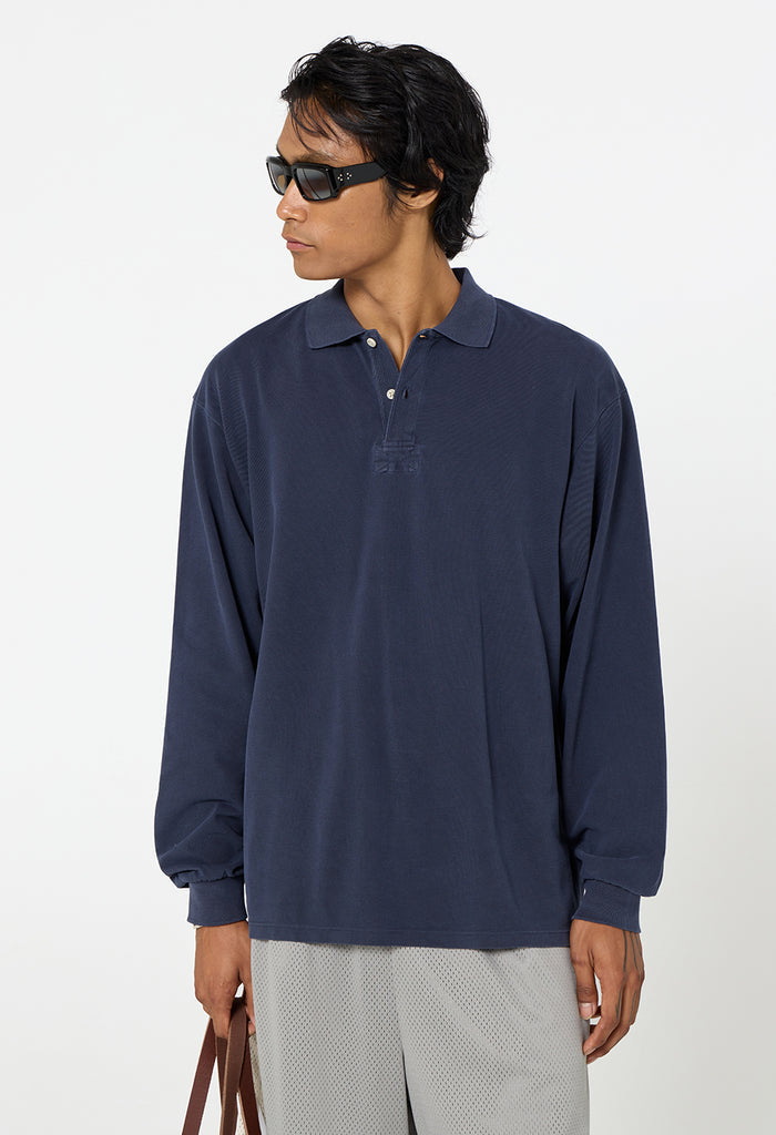 OS Rugby Polo / Washed Oxford Navy