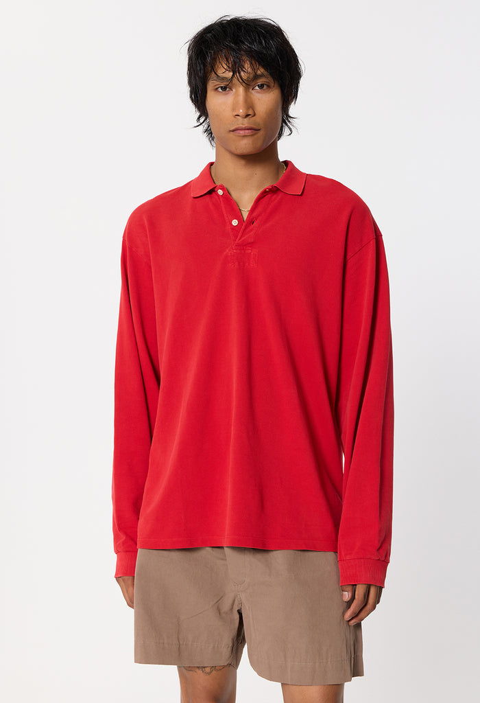 OS Rugby Polo / Washed Rio Red