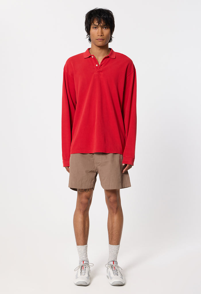 OS Rugby Polo / Washed Rio Red