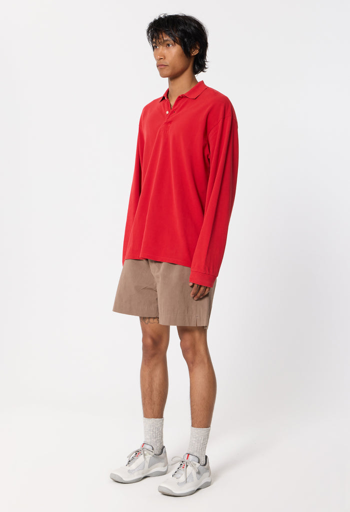 OS Rugby Polo / Washed Rio Red