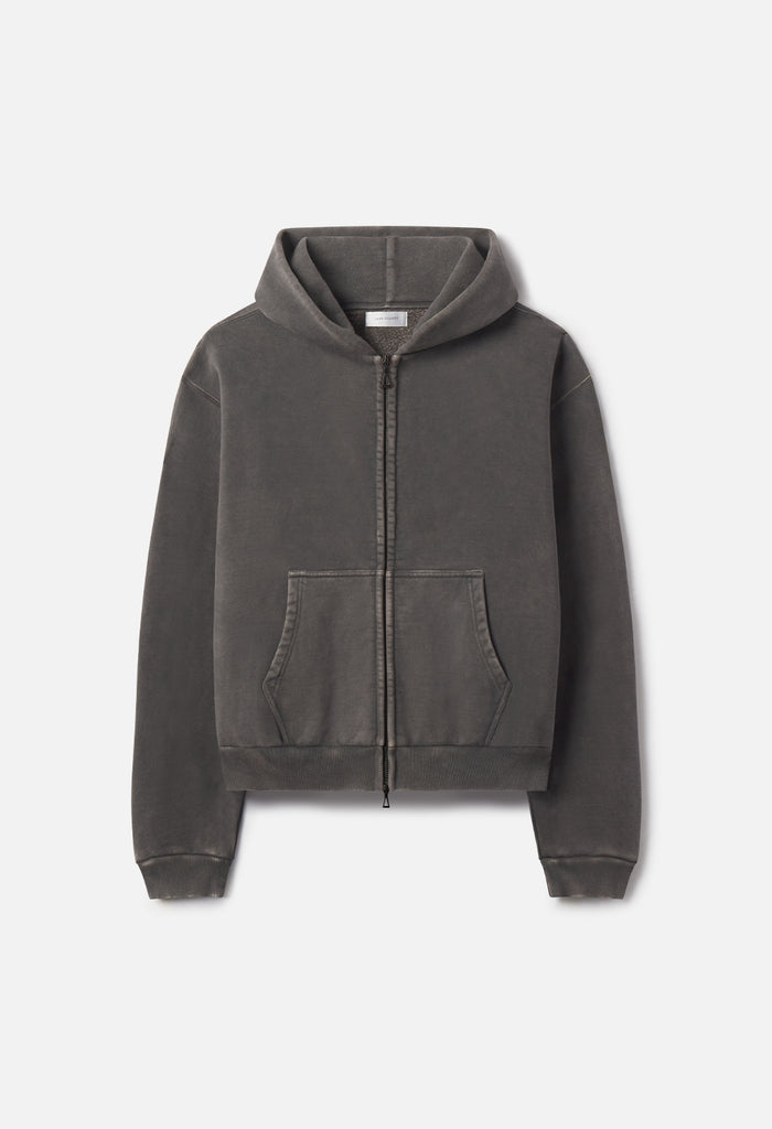 Overcast Fleece Frances Full-Zip / Washed Black