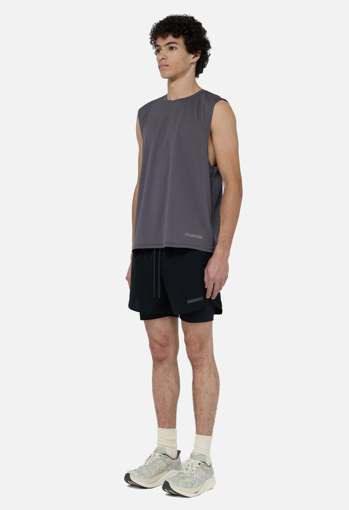 Pace Muscle Tee / Charcoal
