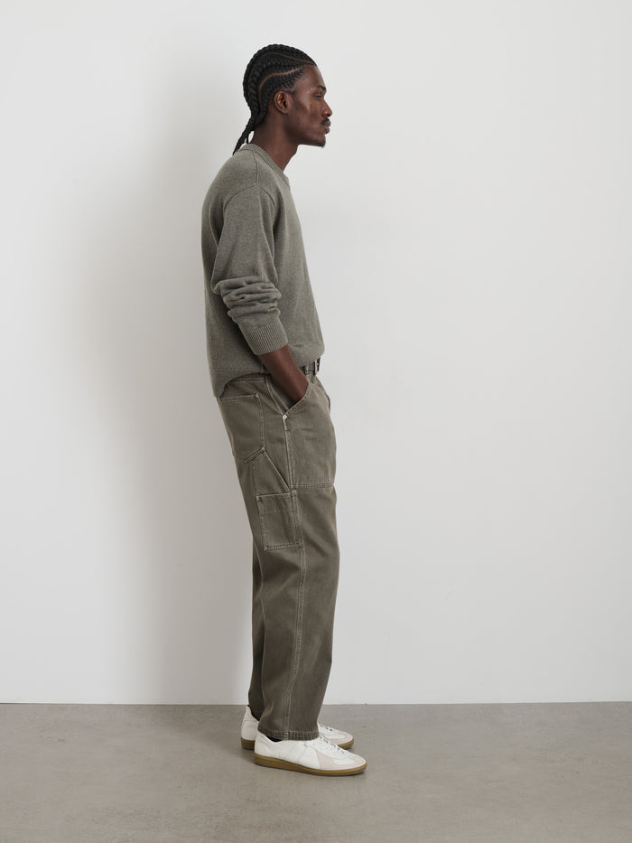 Painter Pant In Recycled Denim In Thyme