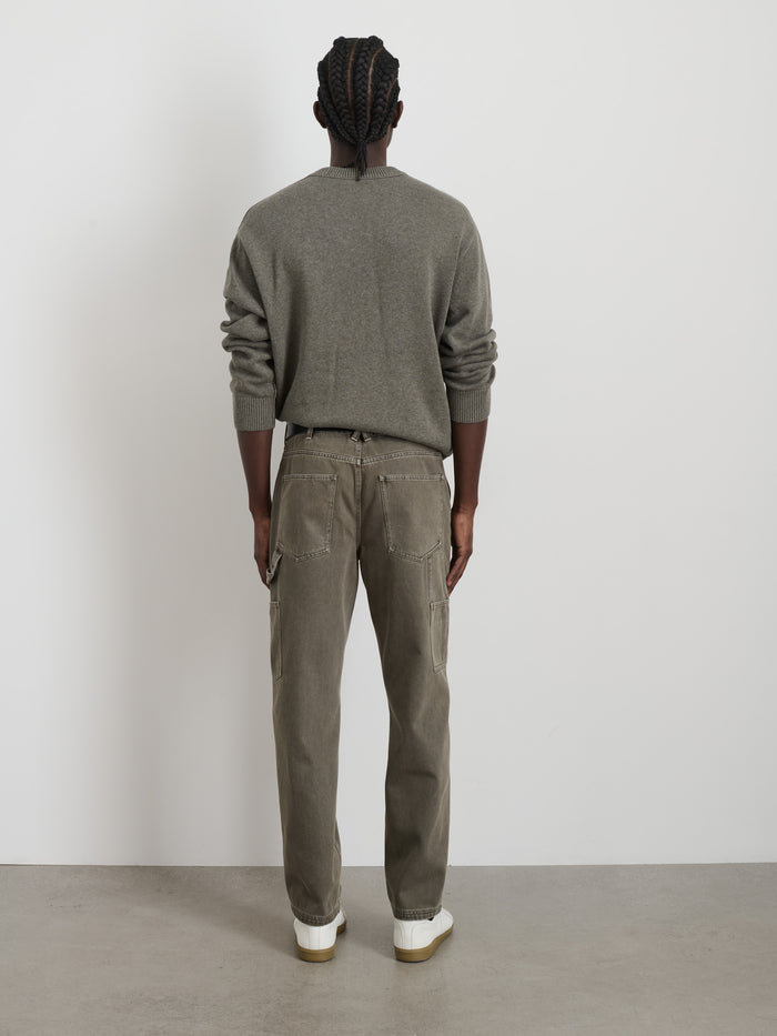 Painter Pant In Recycled Denim In Thyme