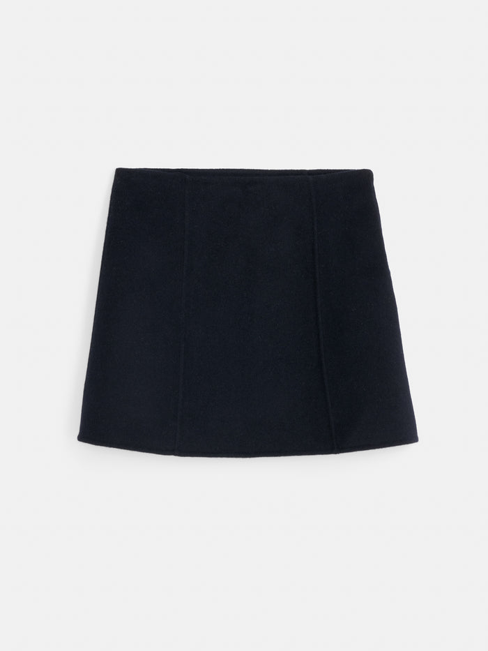 Parker Skirt in Double-Faced Wool
